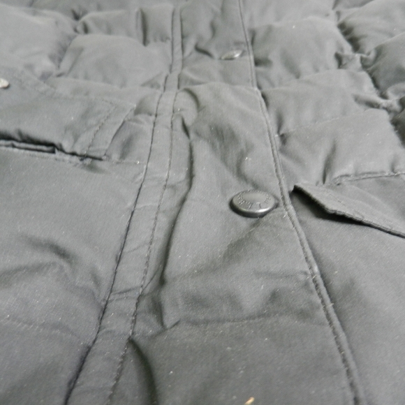 LL Bean Jacket Womens XS Black Down Trench Pertex Classic Downtek Waterproof - Picture 6 of 16